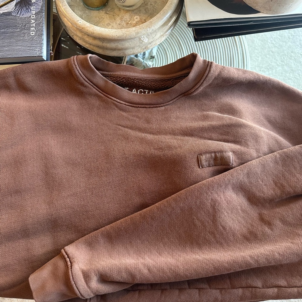 Set active crewneck sweatshirt